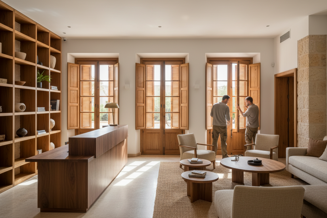 Boutique Hotel Custom Carpentry - Mallorca