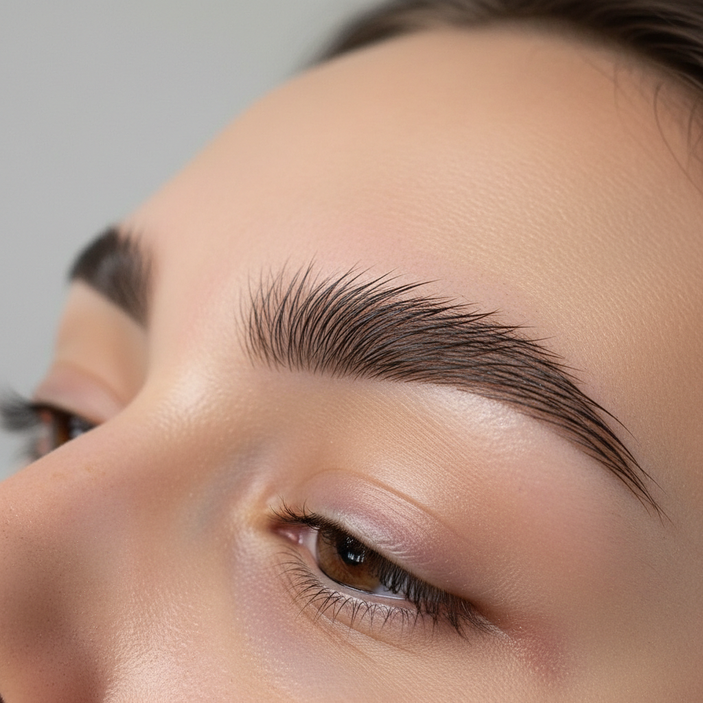 Eyebrow Lamination Close-up