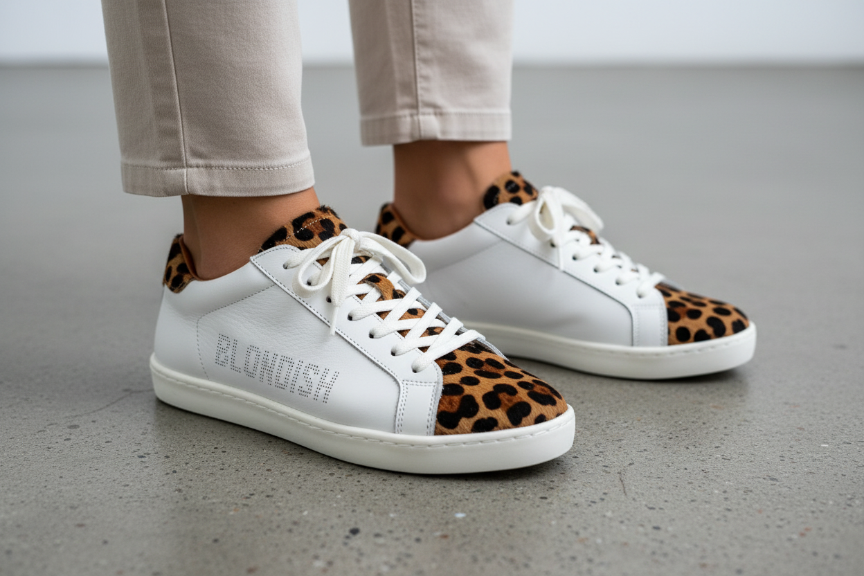 Leopard marrón close-up